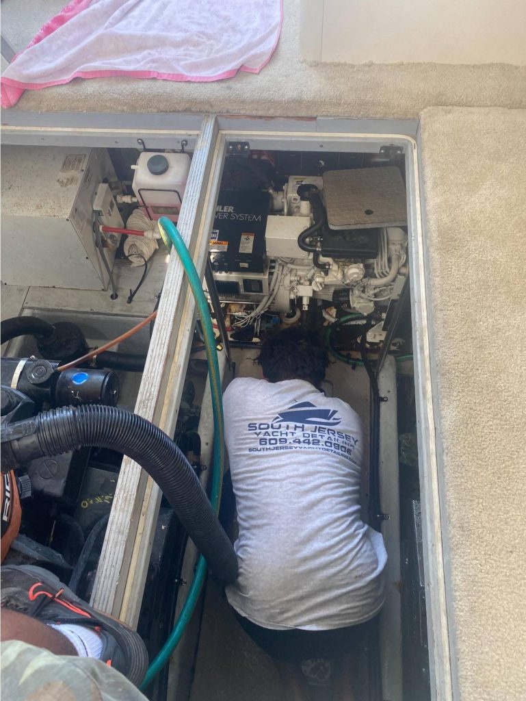 Engine Room Cleaning South Jersey Yacht Detailing