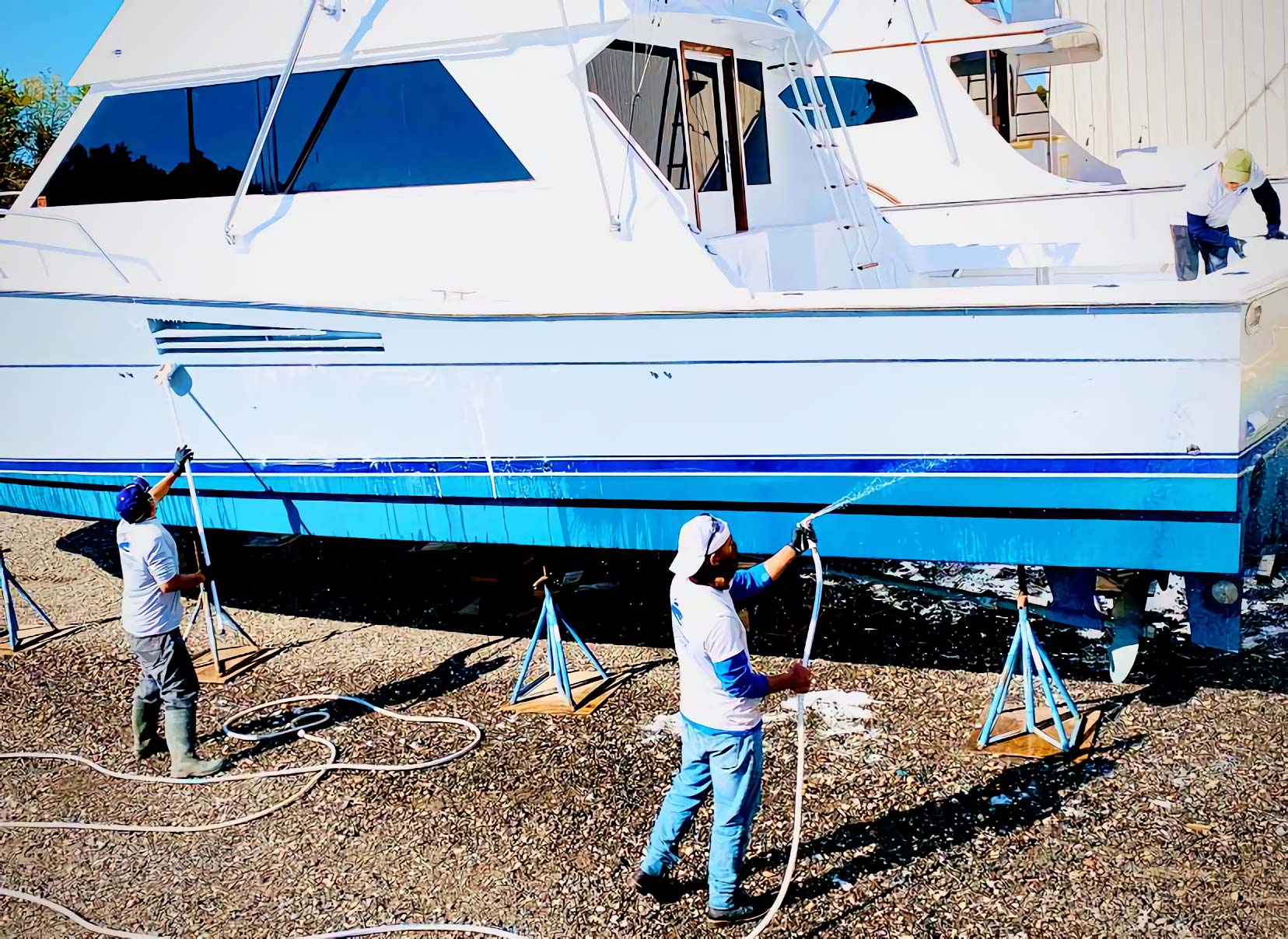 yacht washdown